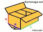 120 Kartons - Karton 450 x 350 x 245mm 1-wellig